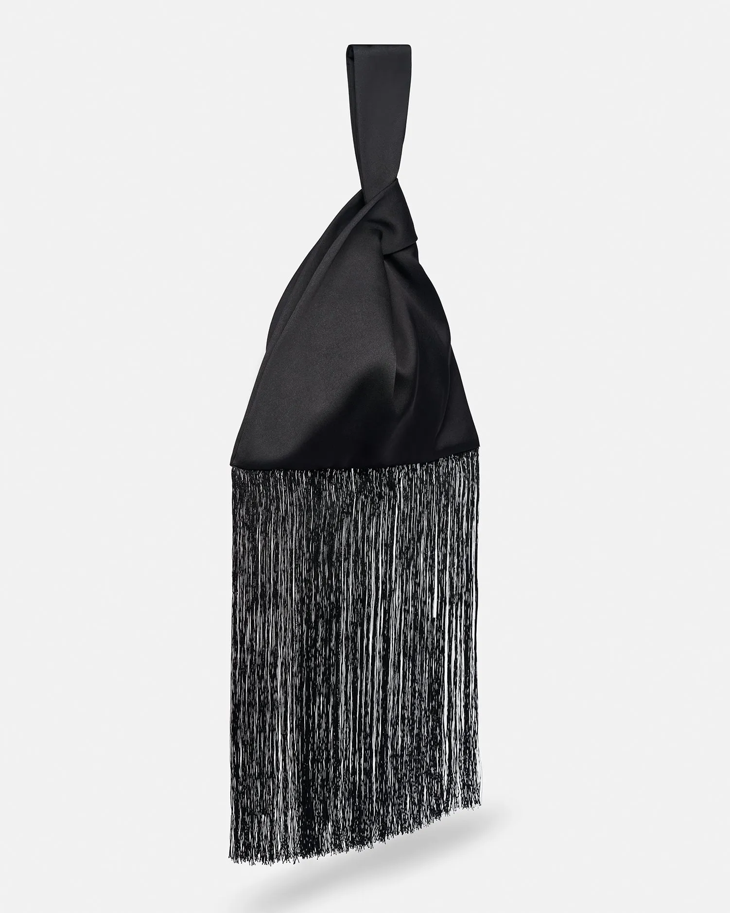 Jen Fringe - Tech Satin Bag - Black sold by Nanushka product image thumbnail 2