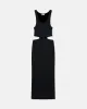 Dione - Sale Cutaway Waist Dress - Black sold by Nanushka
