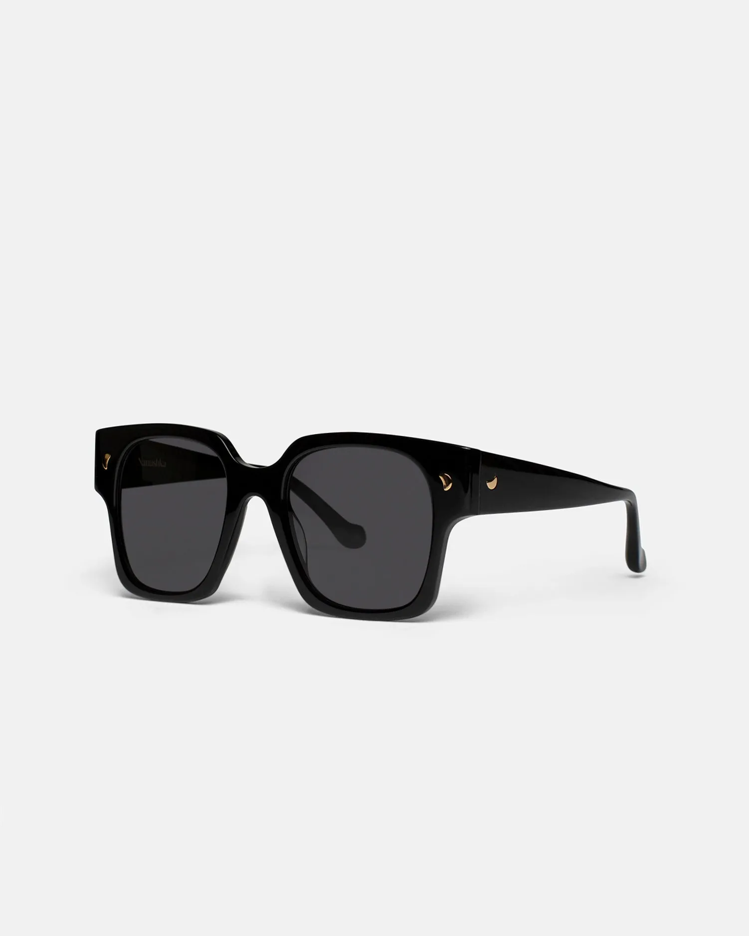 Shae - Oversized D-Frame Sunglasses - GreyBlack sold by Nanushka product image thumbnail 2