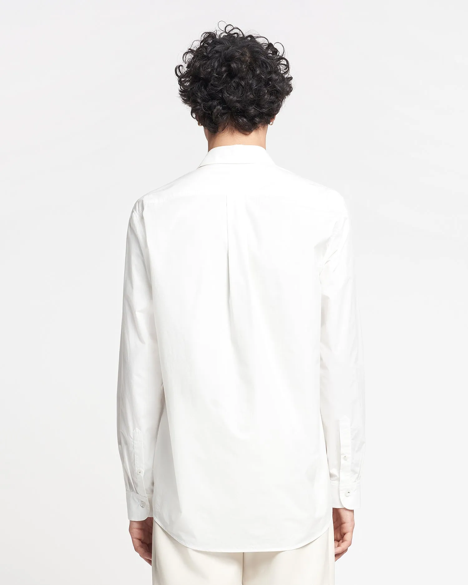 Kaleb - Light Poplin Shirt - White sold by Nanushka product image thumbnail 2