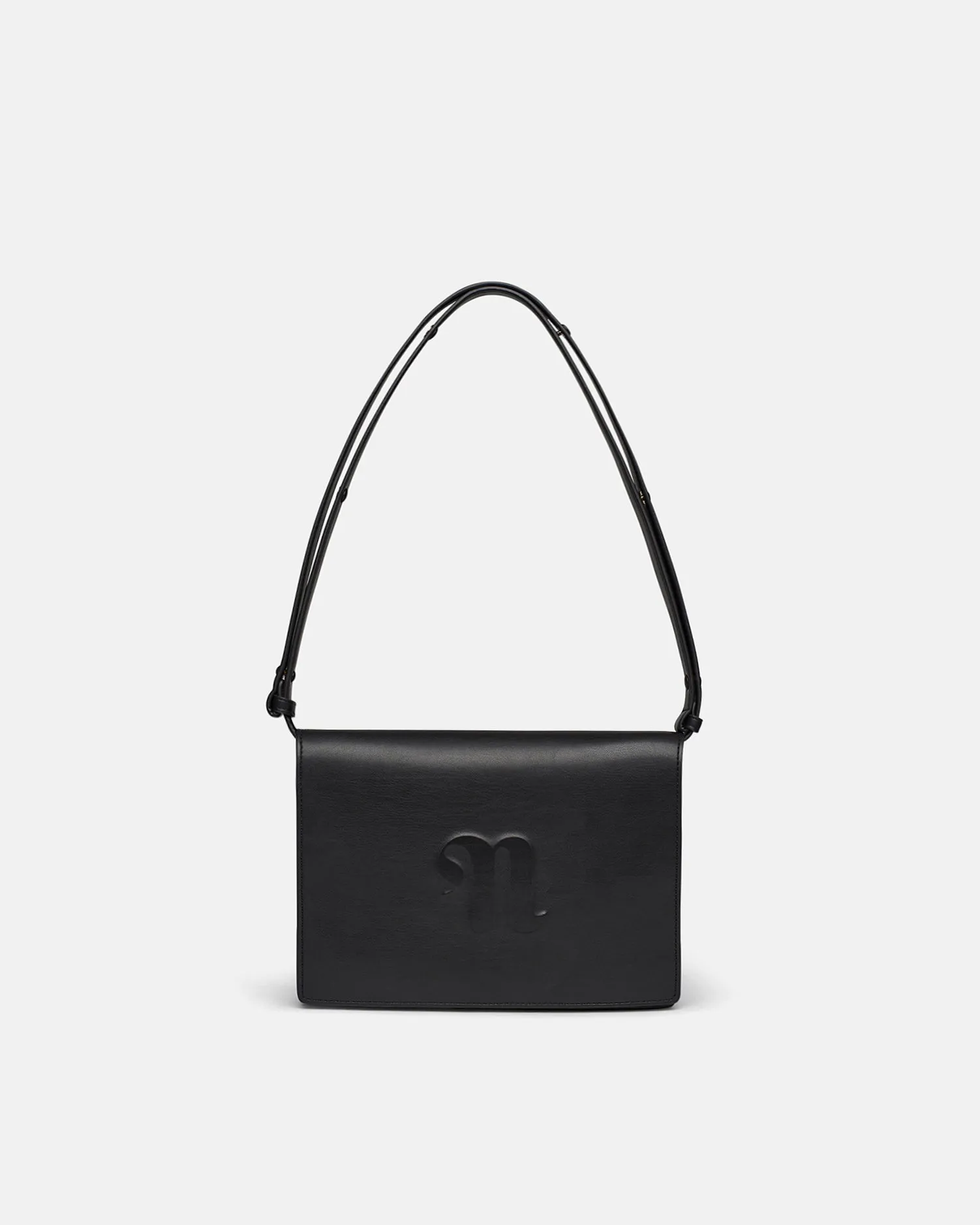 The Concertina Large - Alt-Nappa Shoulder Bag - Black sold by Nanushka