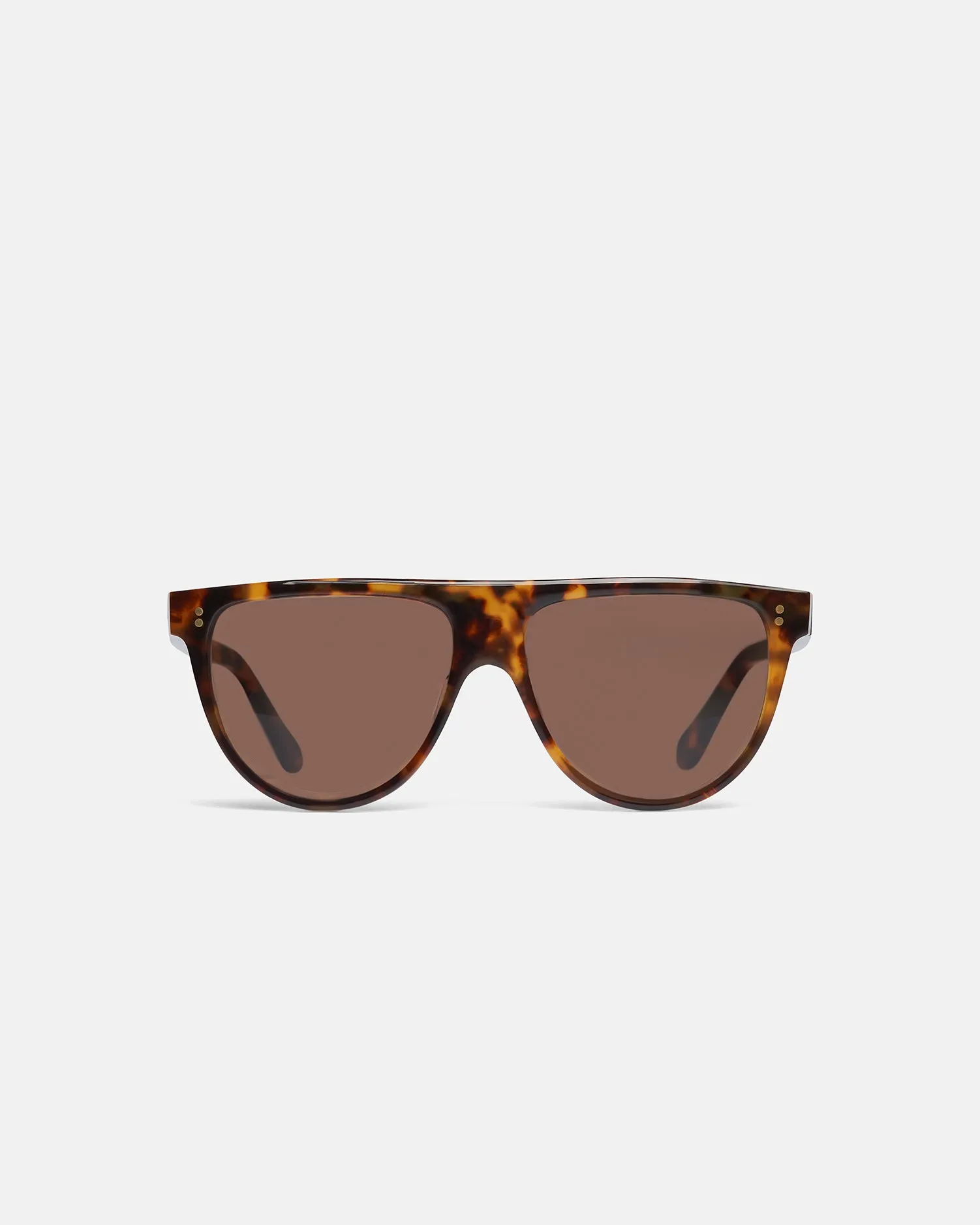 Coleen - Bio-Plastic Sunglasses - Dark Amber sold by Nanushka
