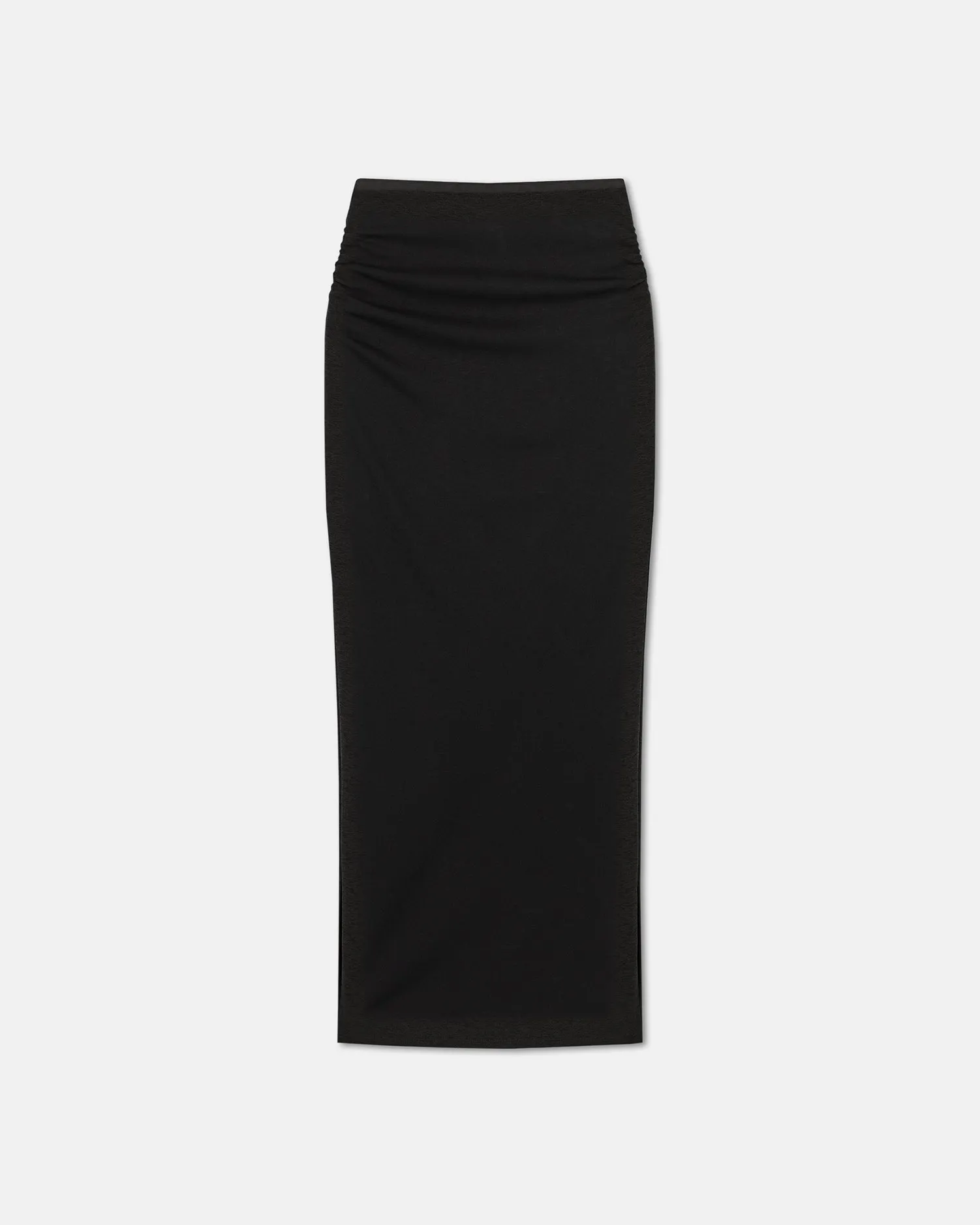 Norine - Ruched Mesh-Jersey Midi Skirt - Black sold by Nanushka product image thumbnail 5