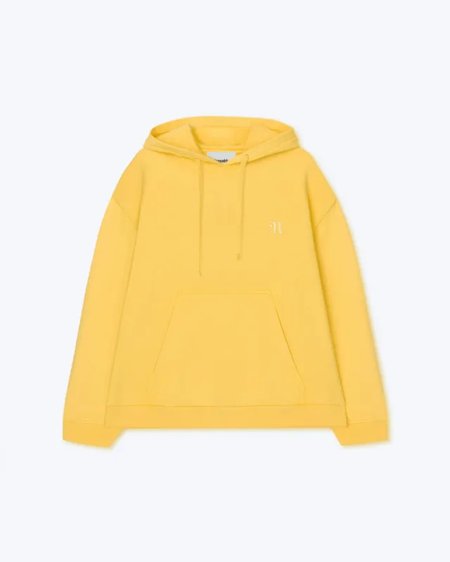 Ever - Sale Recycled Cotton Logo Hoodie - Marigold made by Nanushka