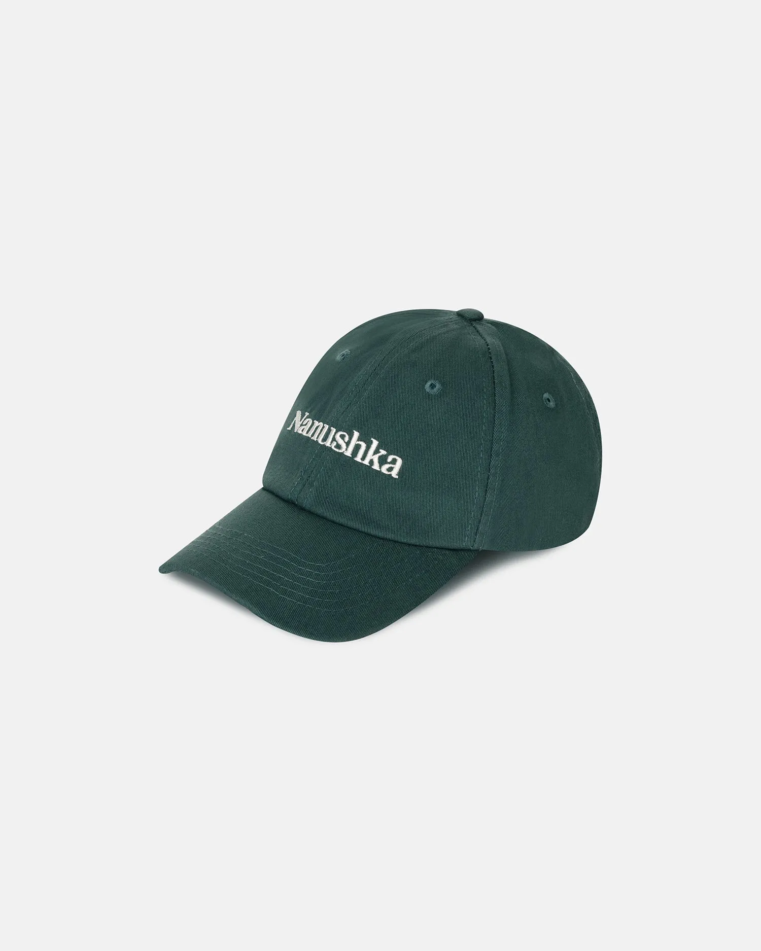 Val - Logo Baseball Cap - Pine Green sold by Nanushka