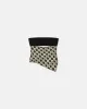 Jacinda - Printed Silk And Mesh-Jersey Bandeau Top - Diamond Check sold by Nanushka