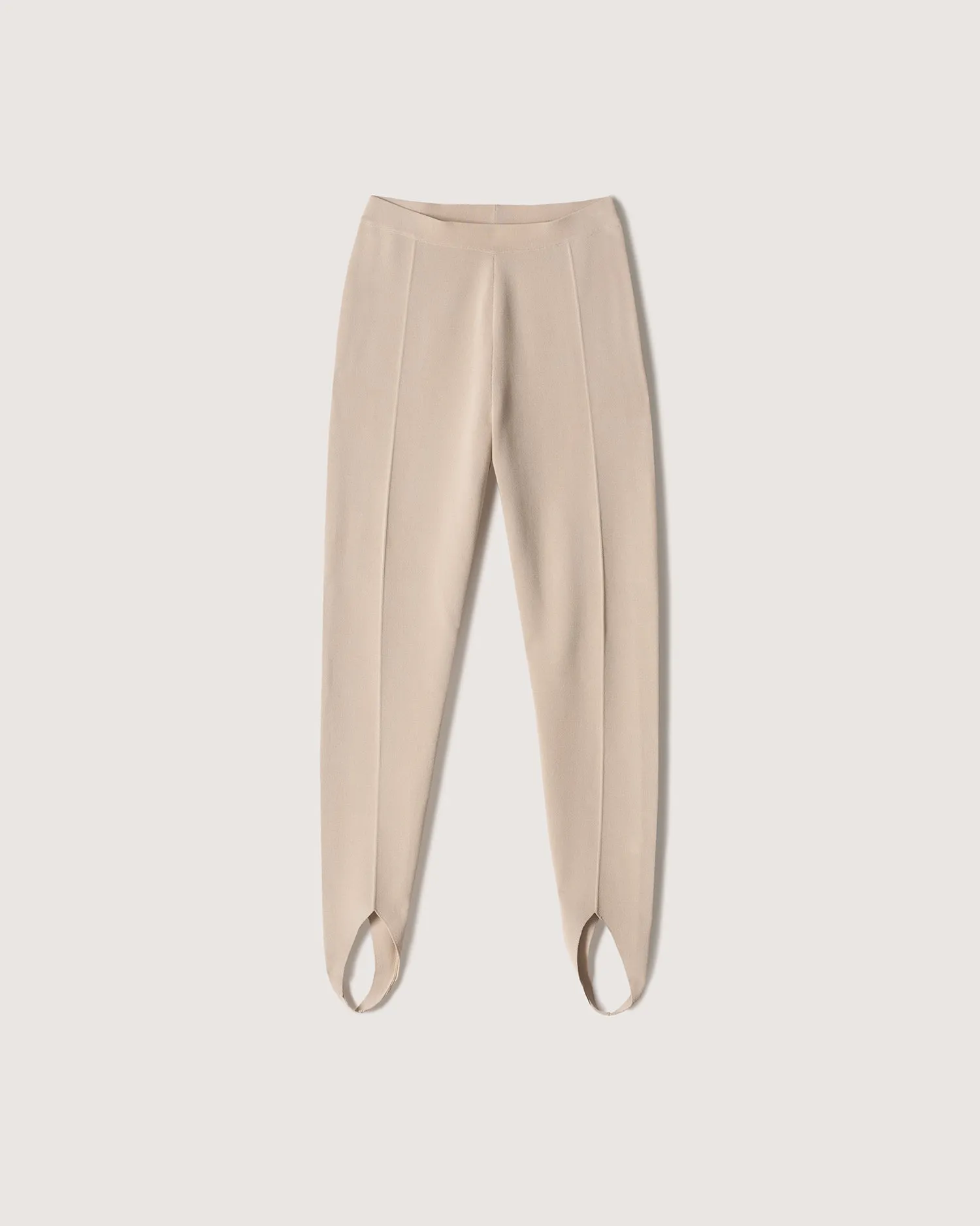 Lia - Sale Knitted Stirrup Pants - Beige sold by Nanushka