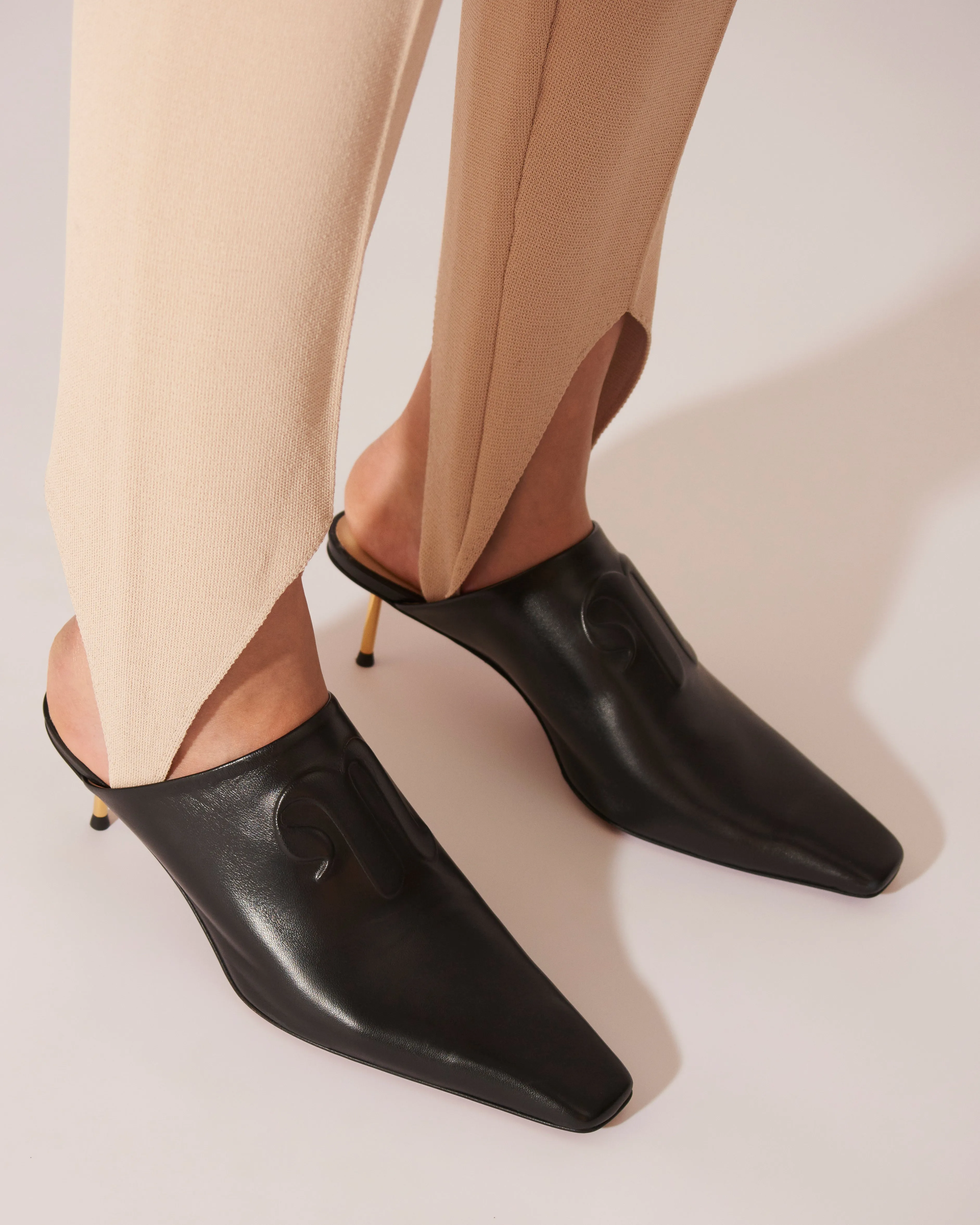 Lia - Sale Knitted Stirrup Pants - Beige sold by Nanushka product image thumbnail 2