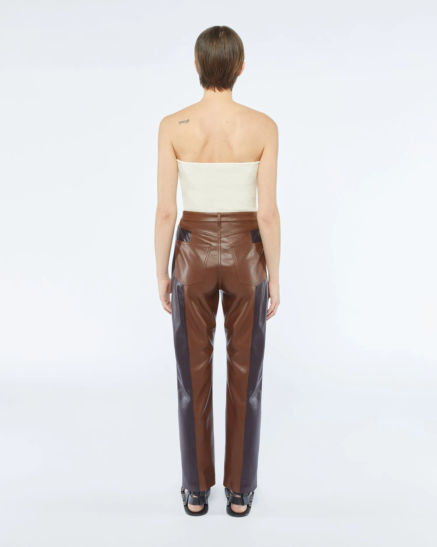 Chrissie - Sale Anew Textured Corset Top - Creme sold by Nanushka product image thumbnail 2