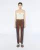 Chrissie - Sale Anew Textured Corset Top - Creme sold by Nanushka