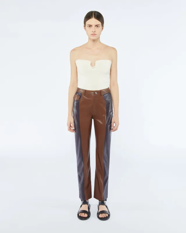 Chrissie - Sale Anew Textured Corset Top - Creme sold by Nanushka
