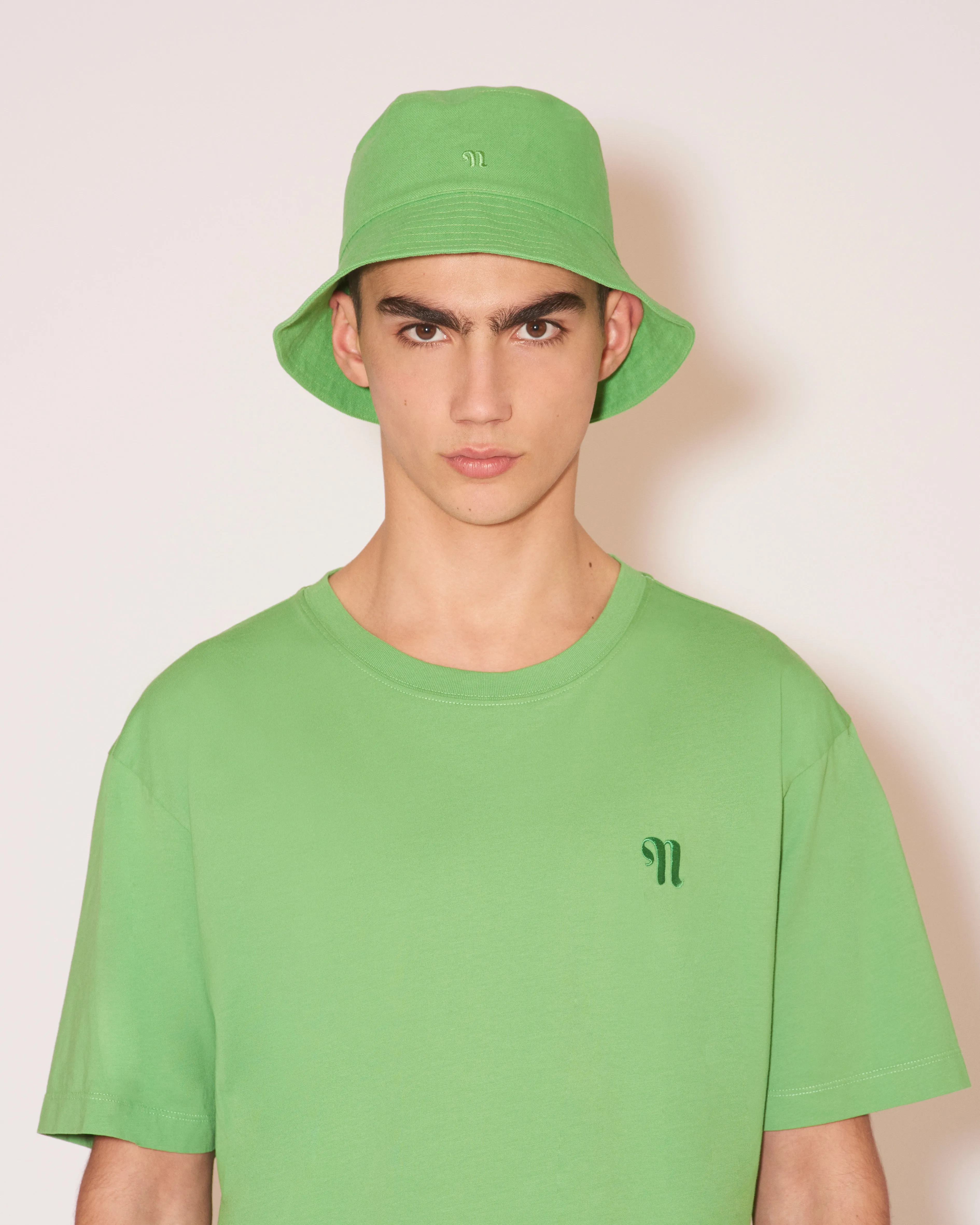 Caran - Sale Cotton-Canvas Bucket Hat - Green Ss22 sold by Nanushka product image thumbnail 2