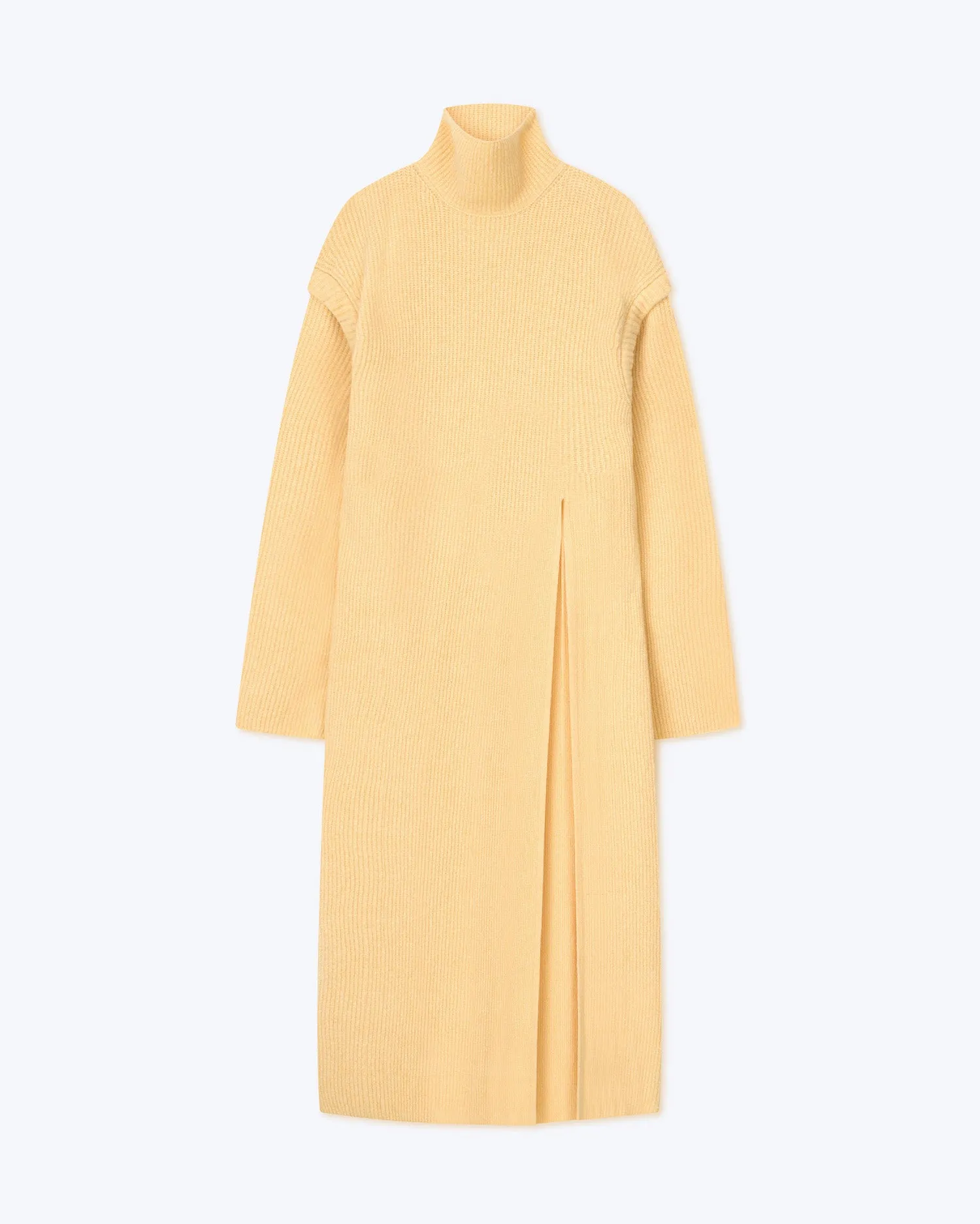 Gida - Sale Cashmere Merino Split Sweater Dress - Pale Yellow sold by Nanushka