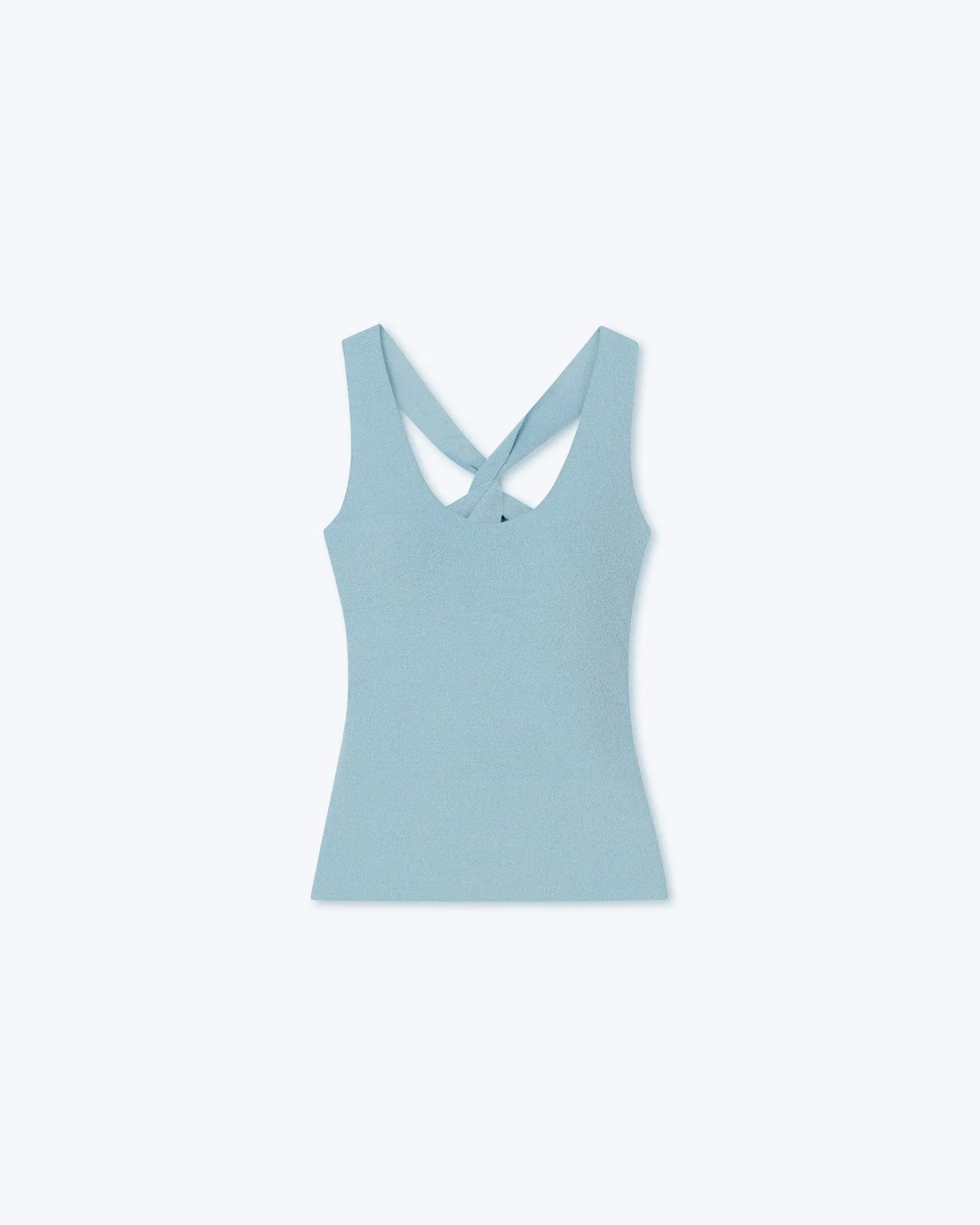 Joia - Sale Terry-Knit Tank Top - Sky sold by Nanushka