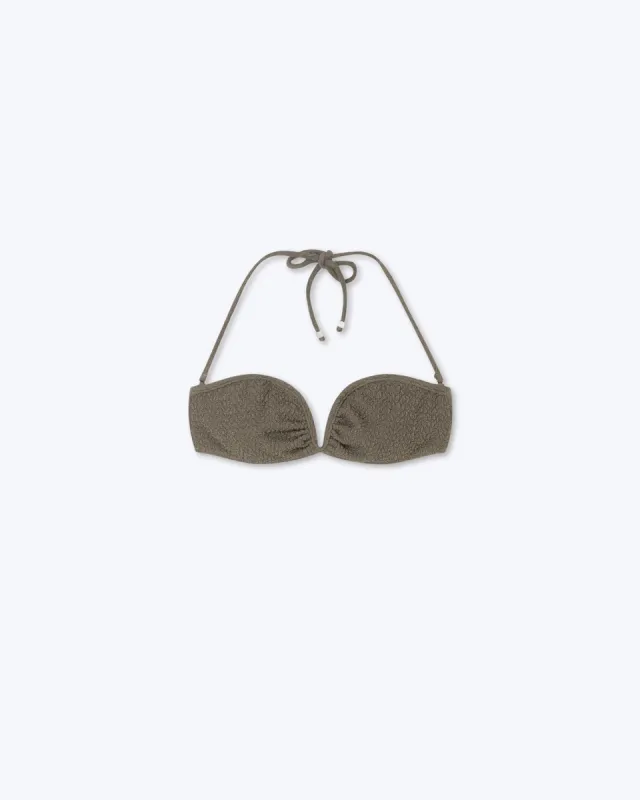 Manou - Sale Bikini Top - Soil sold by Nanushka