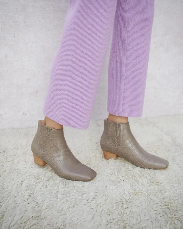 Salsa - Western Ankle Boot - Taupe sold by Nanushka
