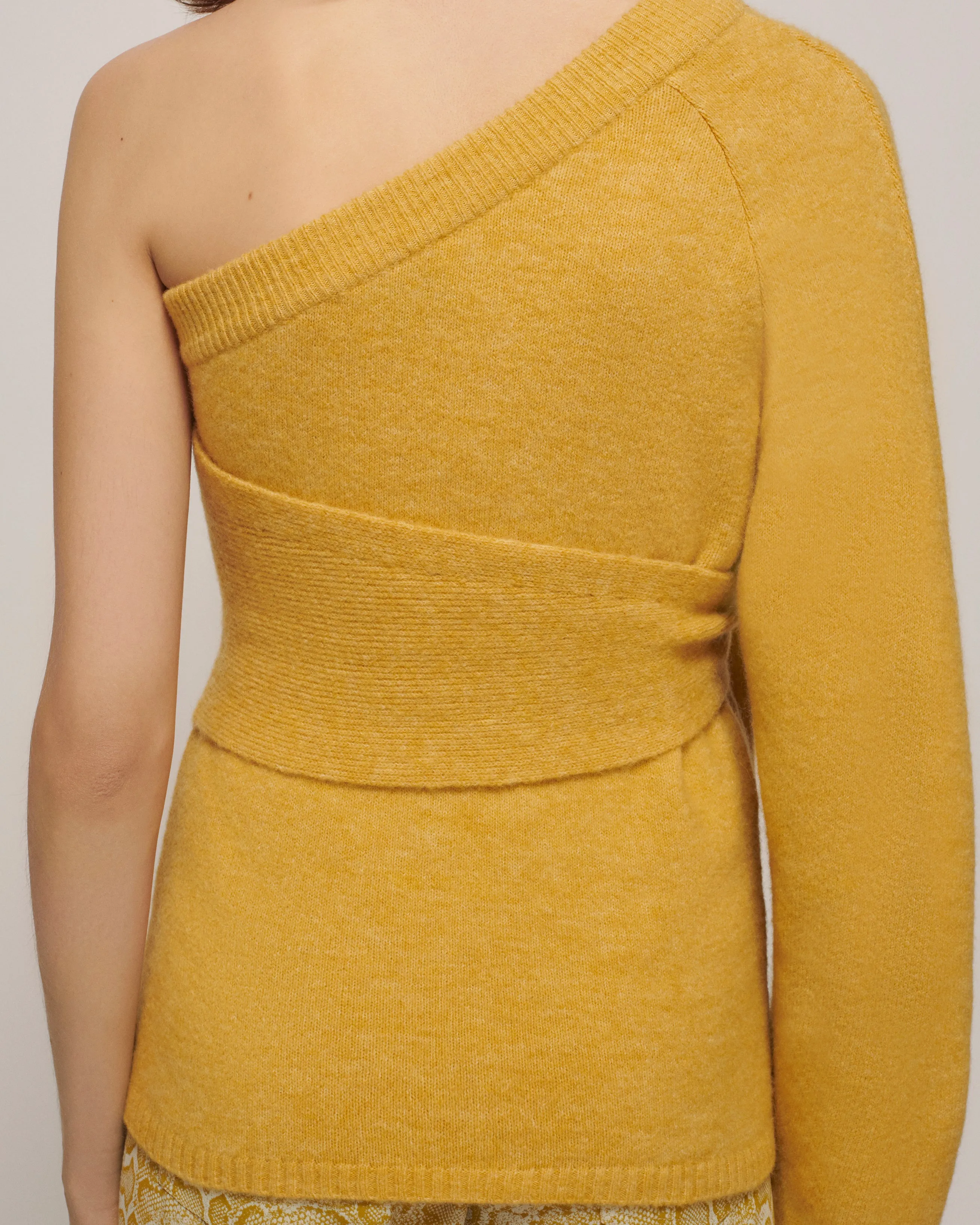 Cleto - One Shoulder Knit - Yellow sold by Nanushka product image thumbnail 5