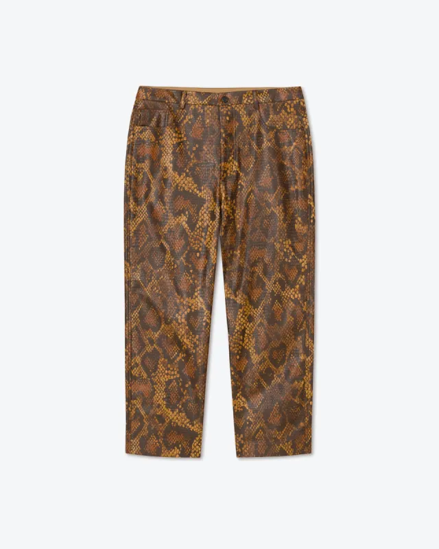 Jett - Sale 5 Pocket Trouser - Snake Skin sold by Nanushka