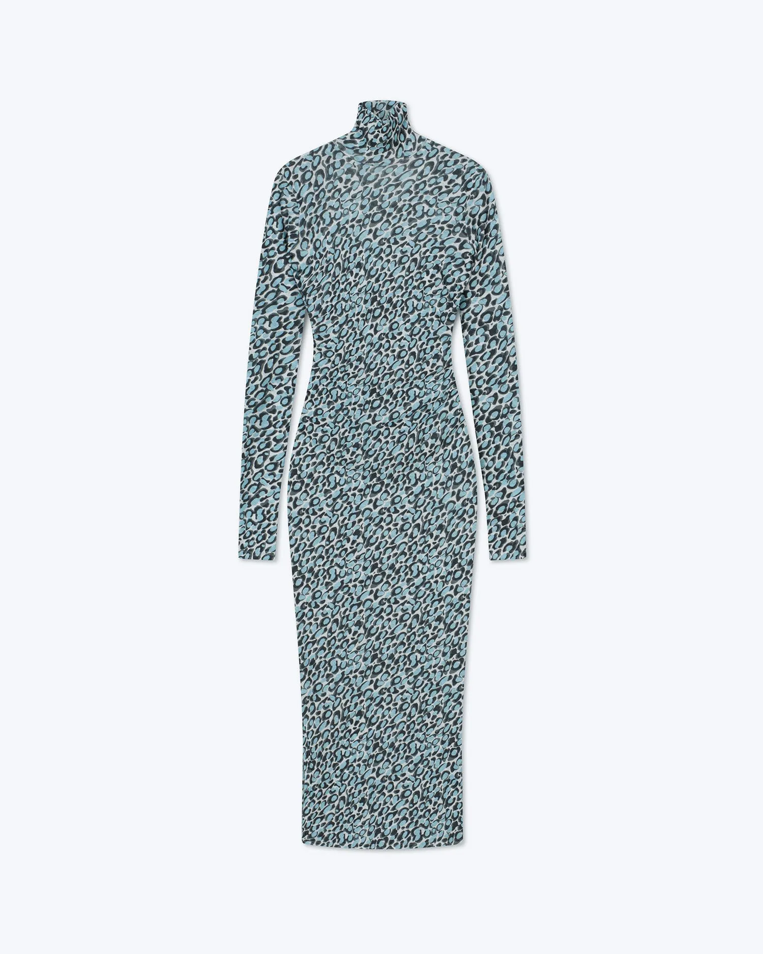 Cardia - Sale Mesh Jersey Dress - Ocelot Sky Blue sold by Nanushka