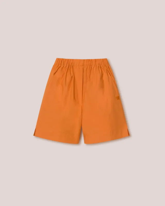 Megan - Sale Light Poplin Shorts - Orange Merino sold by Nanushka