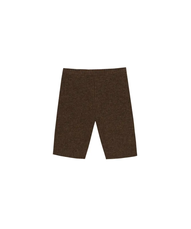Siu - Sale Knit Biker Shorts - Brown sold by Nanushka