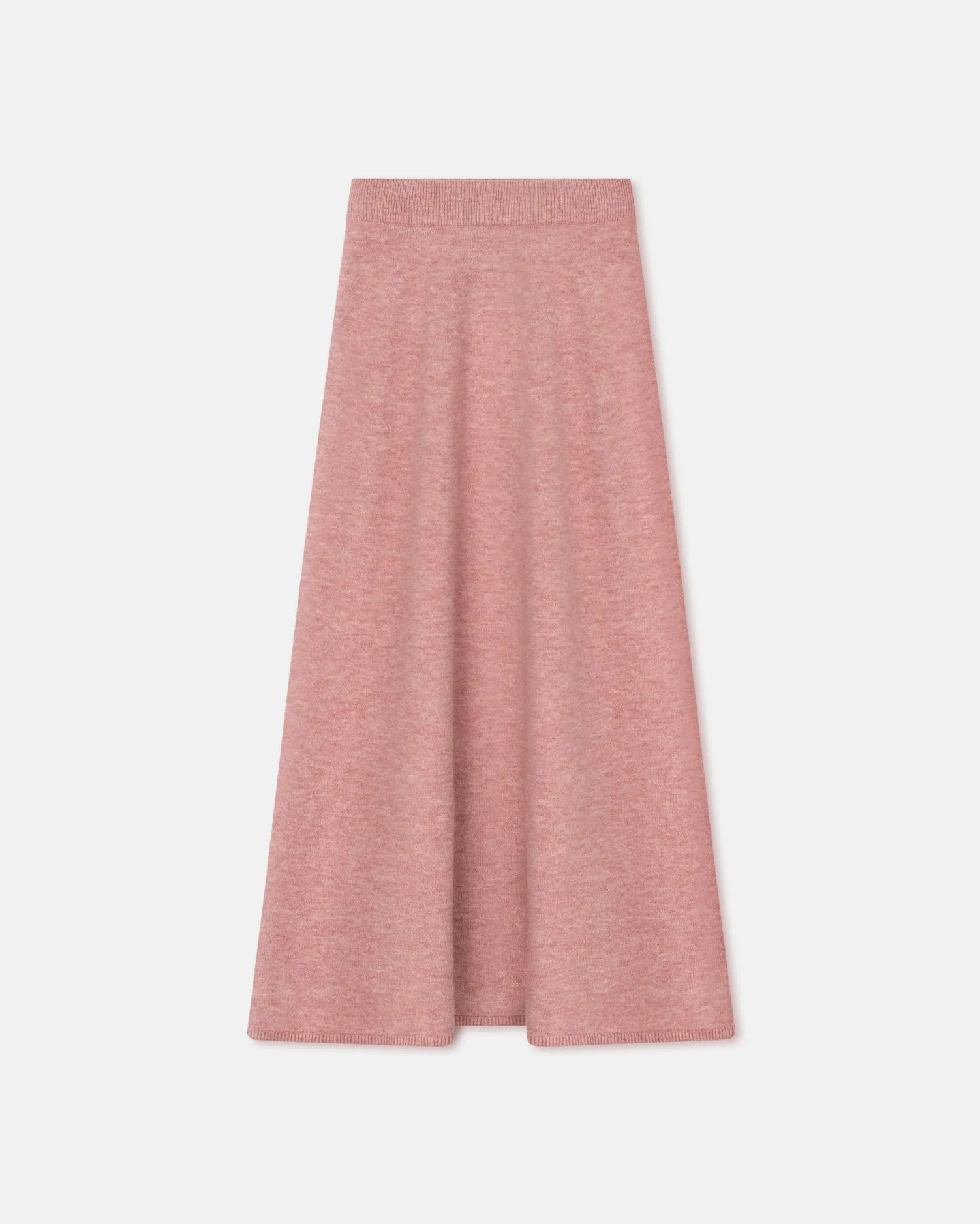 Fenne - Sale Mid-Length Alpaca Skirt - Pink Alpaca sold by Nanushka