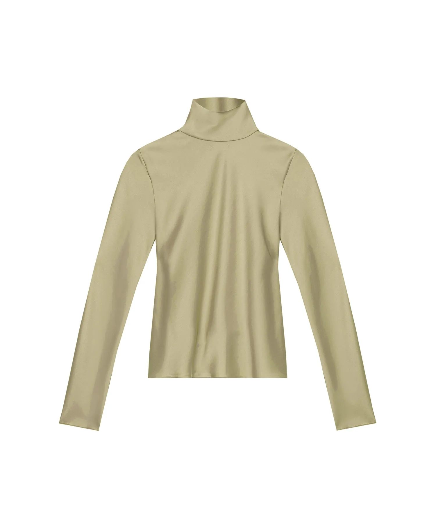 Eva - Slip Satin Top - Sage sold by Nanushka