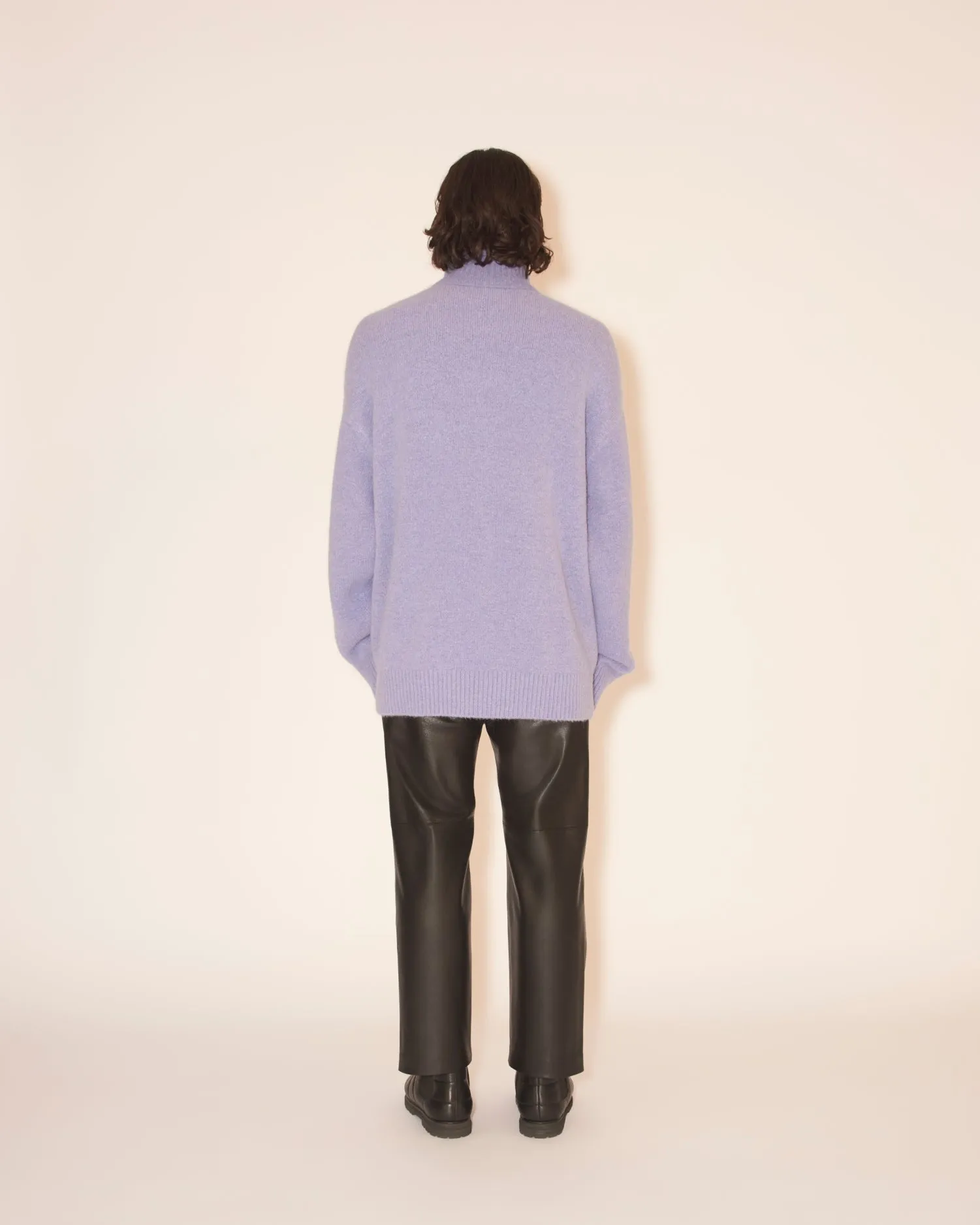 Dusco - Sale Funnel Neck Jumper - Lilac sold by Nanushka product image thumbnail 5