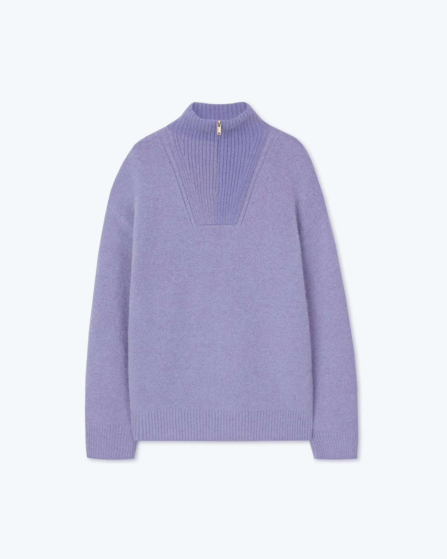 Dusco - Sale Funnel Neck Jumper - Lilac sold by Nanushka