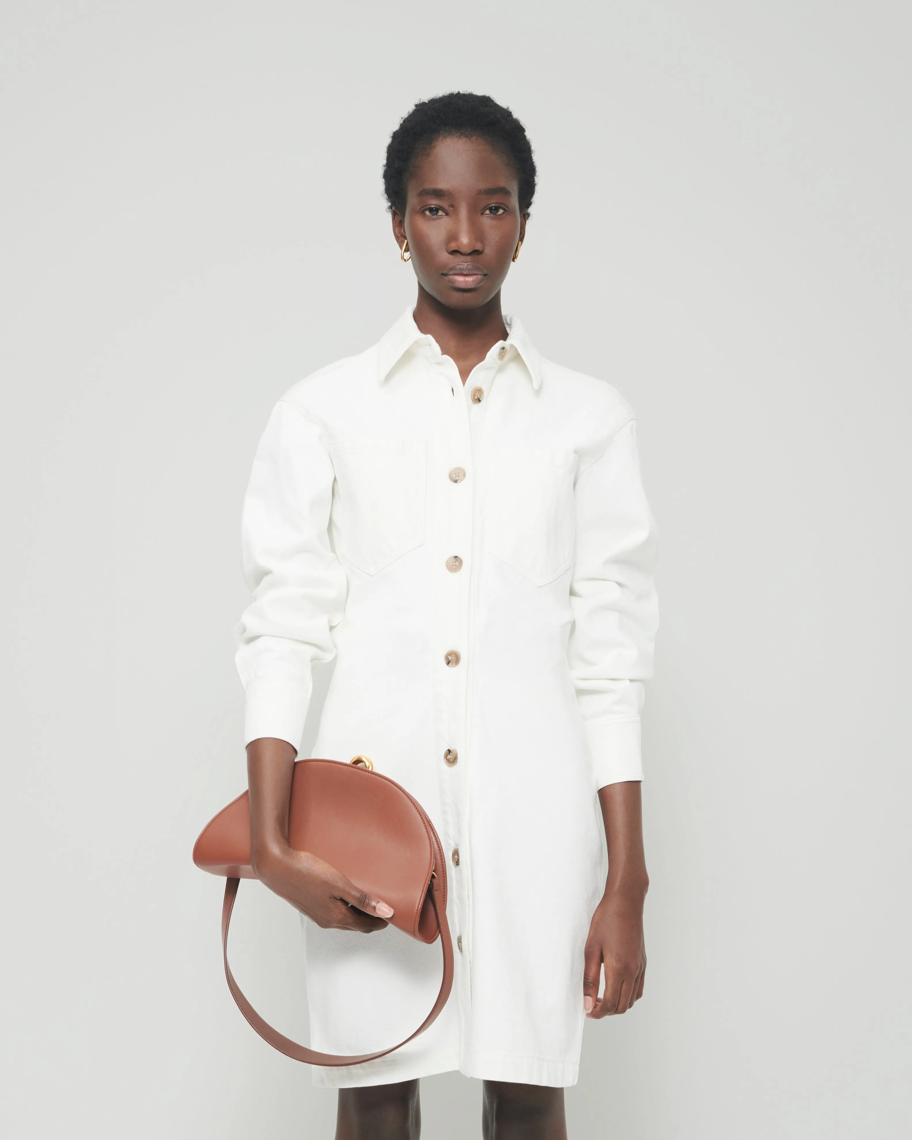 Daisy - Denim Dress - White sold by Nanushka product image thumbnail 2