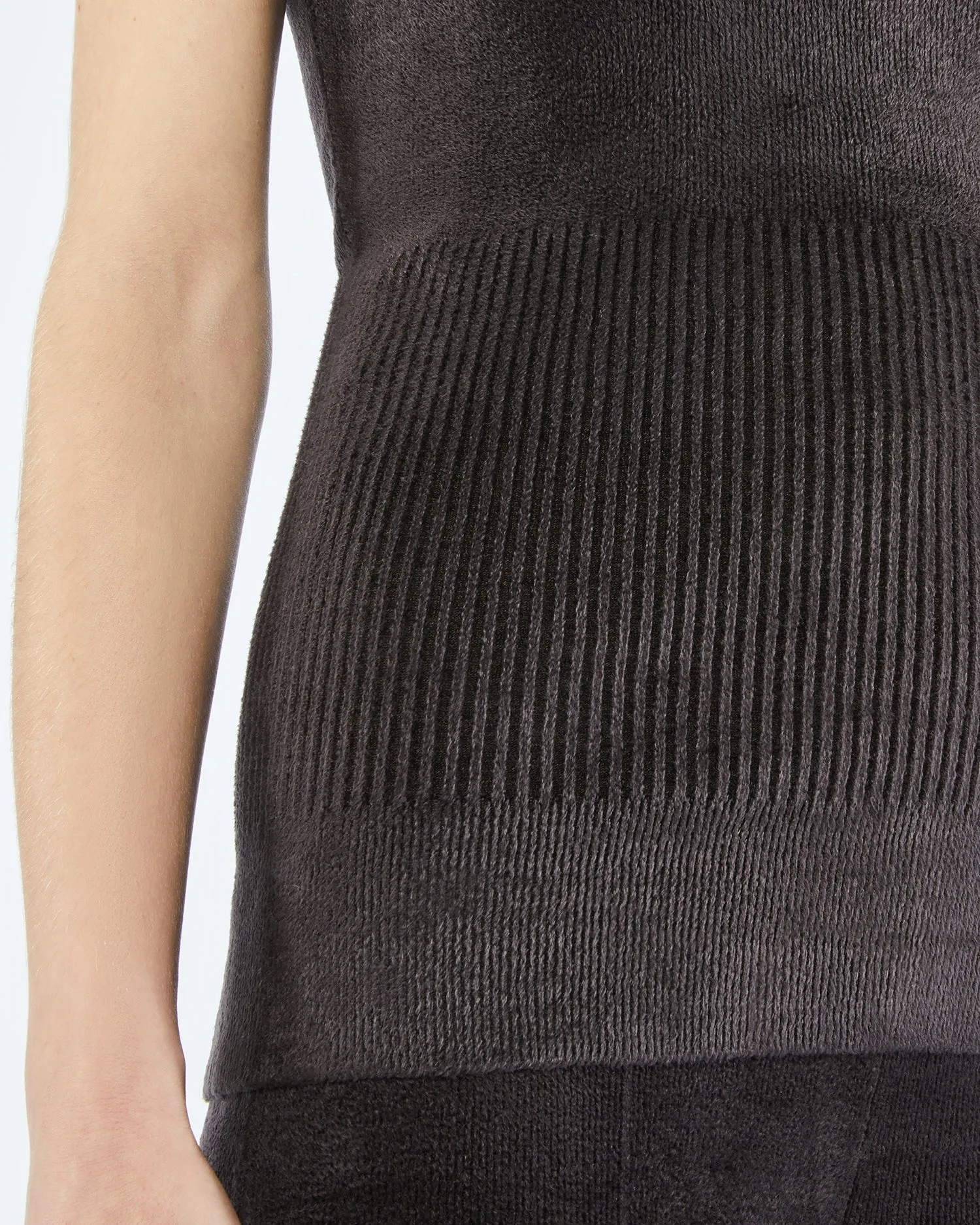 Dena - Chenille Tank Top - Pistachio sold by Nanushka product image thumbnail 5