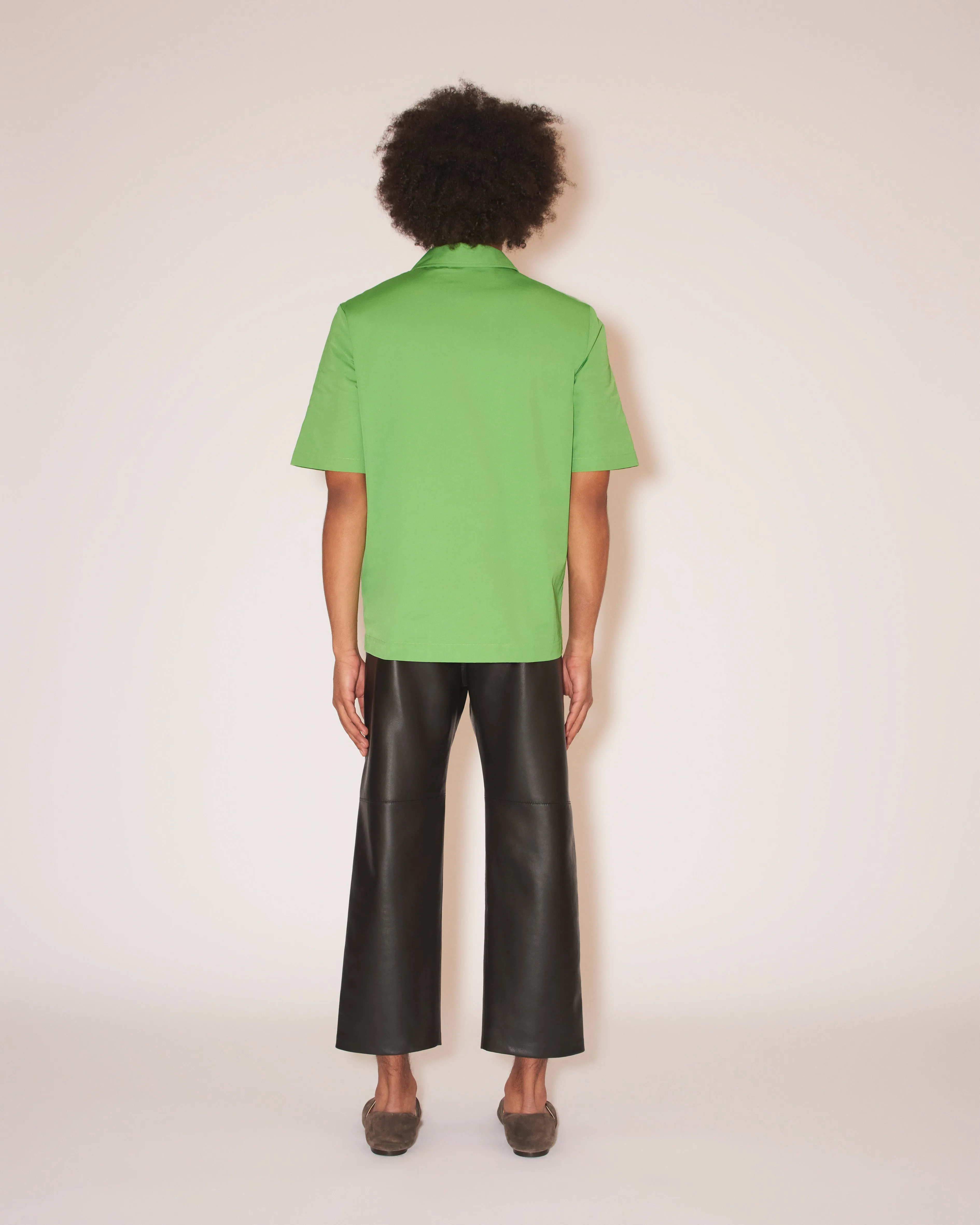 Bodil - Sale Tech Twill Shirt - Green Ss22 sold by Nanushka product image thumbnail 5