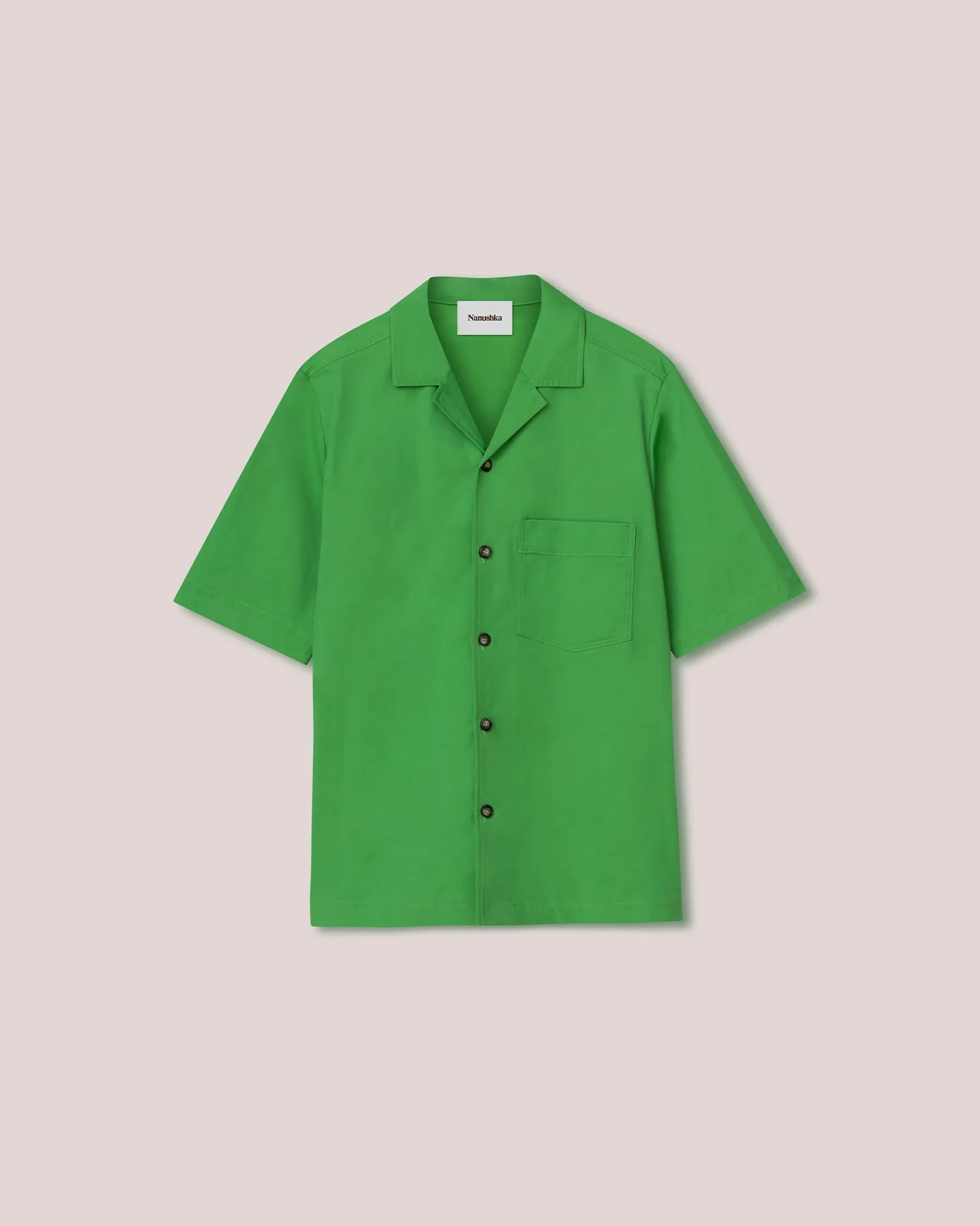 Bodil - Sale Tech Twill Shirt - Green Ss22 sold by Nanushka