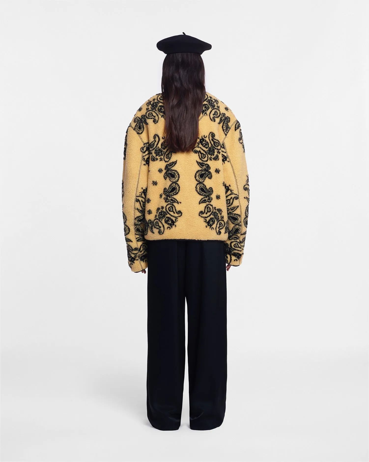 Vico - Sale Fleece-Jacquard Jacket - Bandana sold by Nanushka product image thumbnail 4