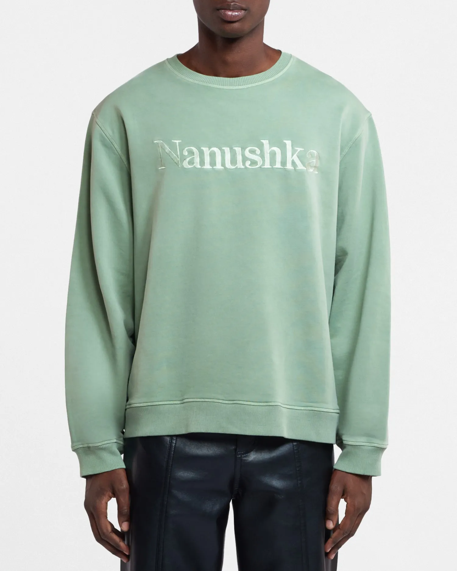 Mart - Sale Organically Grown Cotton Sweatshirt - Leafy Green sold by Nanushka product image thumbnail 2