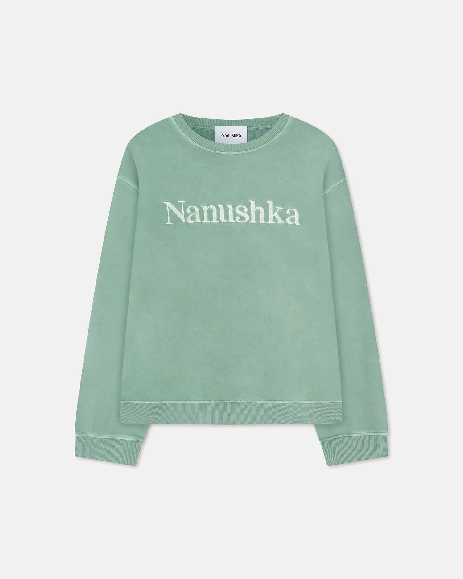 Mart - Sale Organically Grown Cotton Sweatshirt - Leafy Green sold by Nanushka