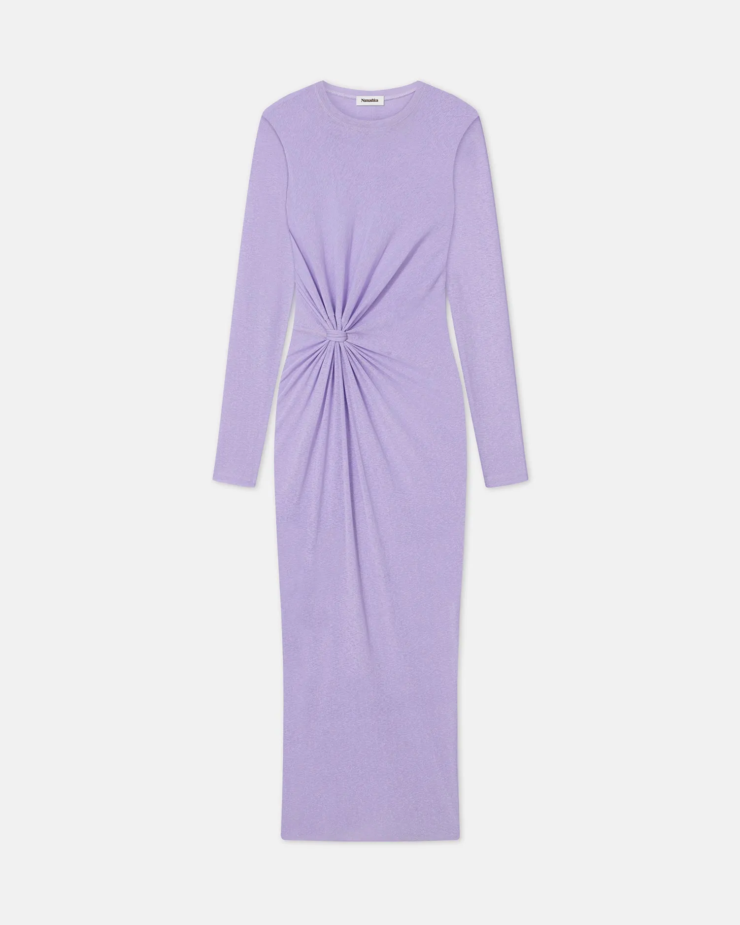 Licio - Sale Mesh-Jersey Midi Dress - Lavender sold by Nanushka