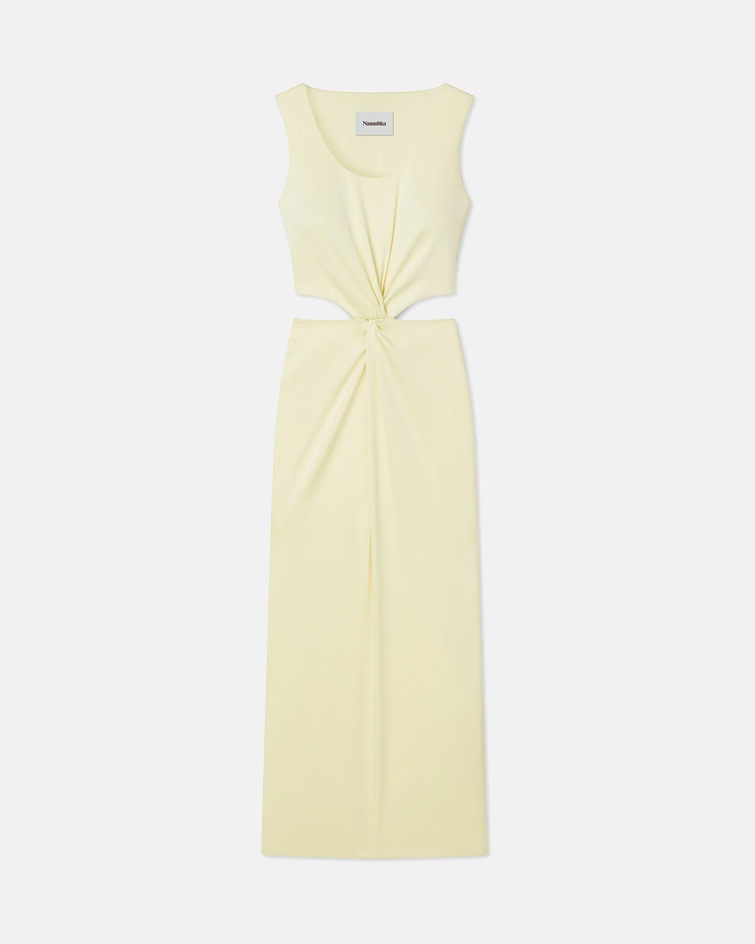 Lucca - Sale Cut-Out Slip Satin Dress - Lumen sold by Nanushka