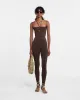Davine - Sale Double-Strap Top - Bitter Chocolate sold by Nanushka