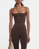Davine - Sale Double-Strap Top - Bitter Chocolate sold by Nanushka