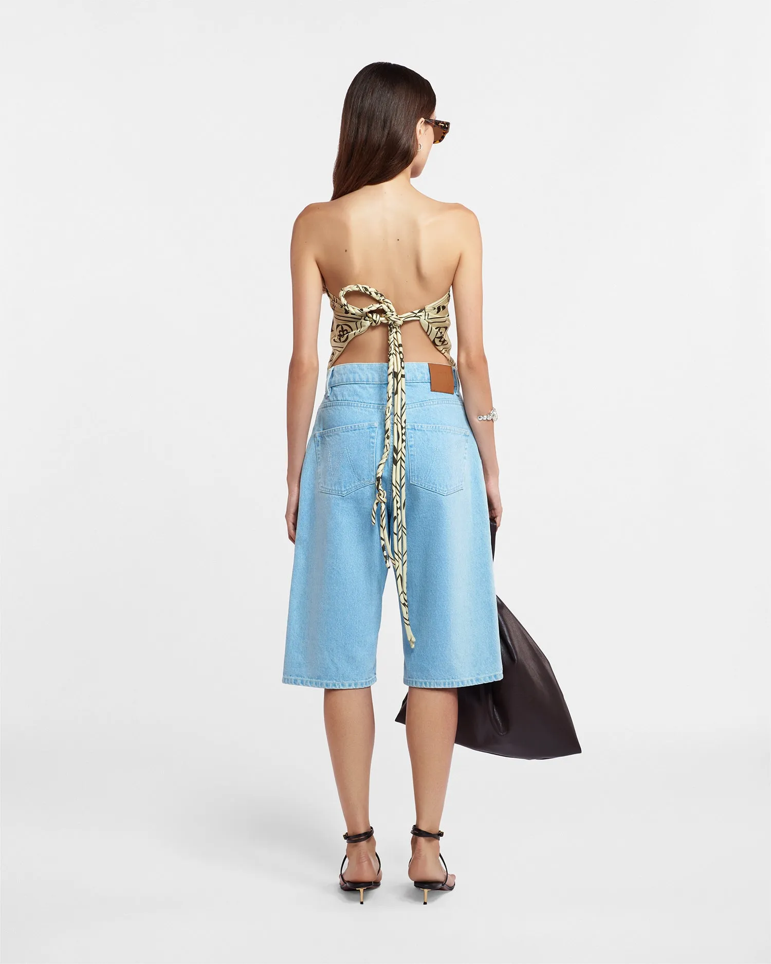 Brita - Sale Silk Scarf - Kopjafa Cream sold by Nanushka product image thumbnail 4