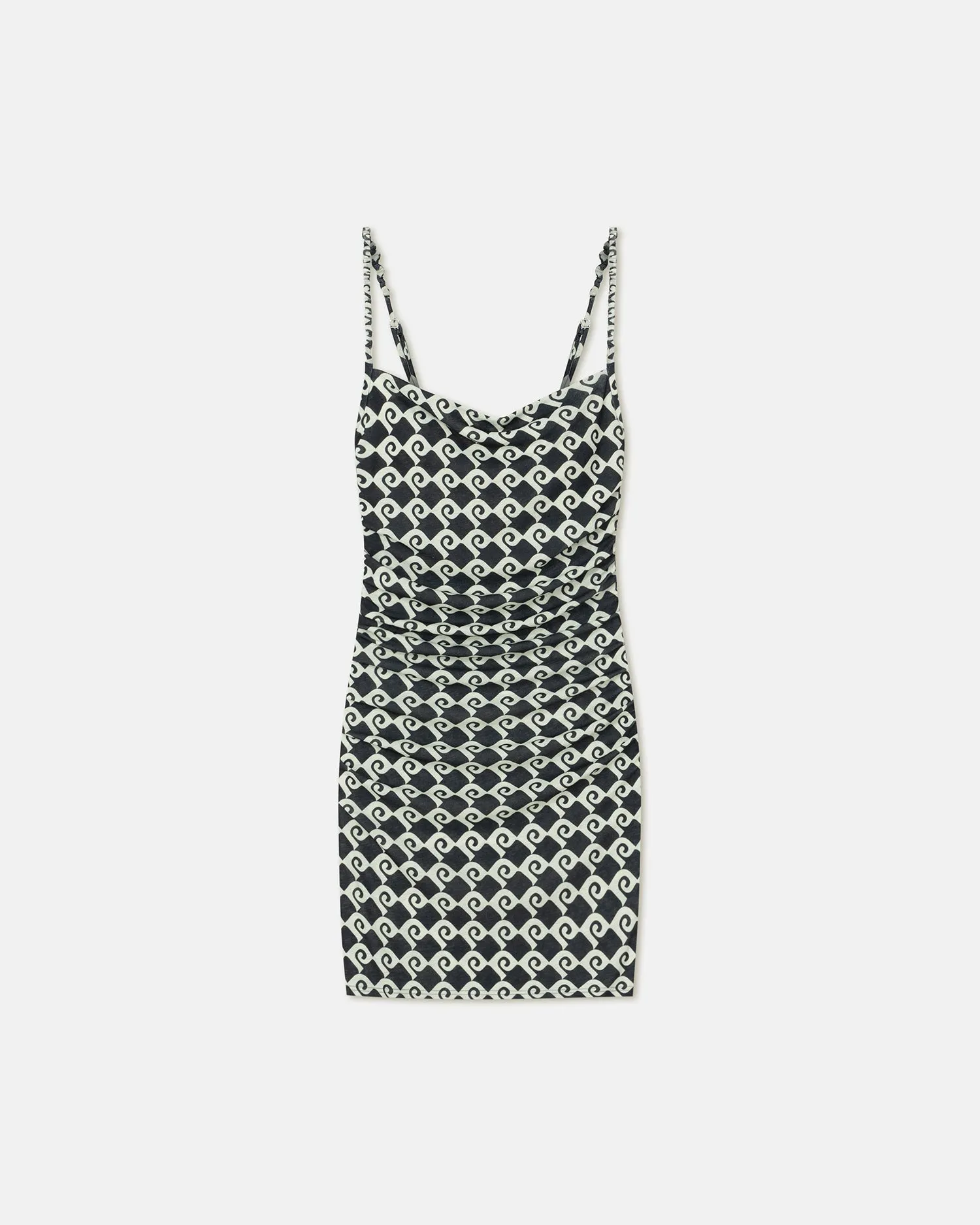 Adie - Mesh Jersey Dress - Diamond Check sold by Nanushka