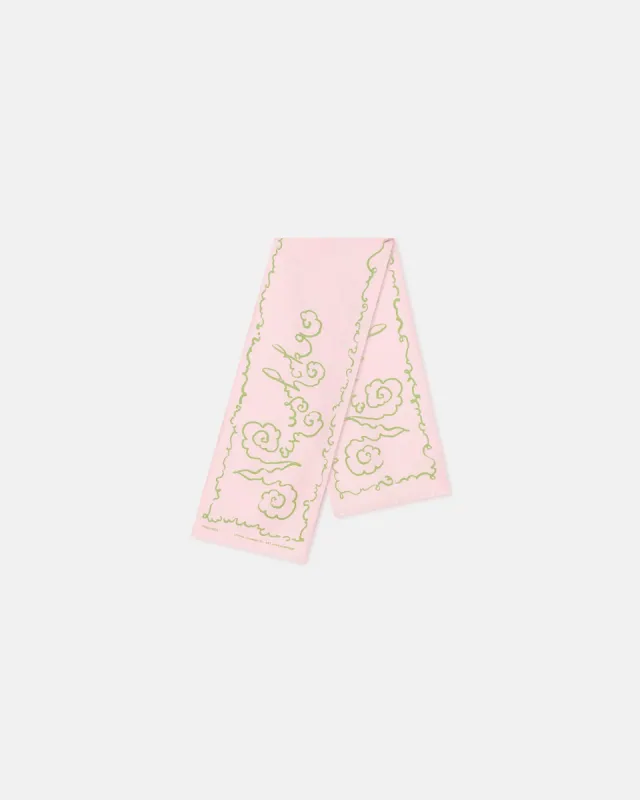Mazu - Printed Silk Scarf - Cloud Pink sold by Nanushka