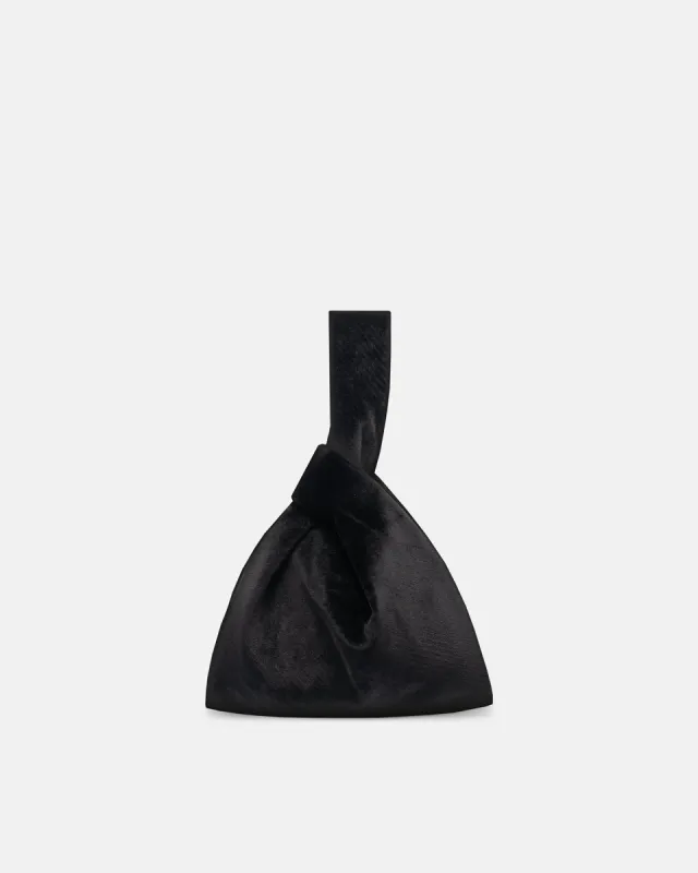 Jen Mini - Stretch Velvet Bag - Black sold by Nanushka