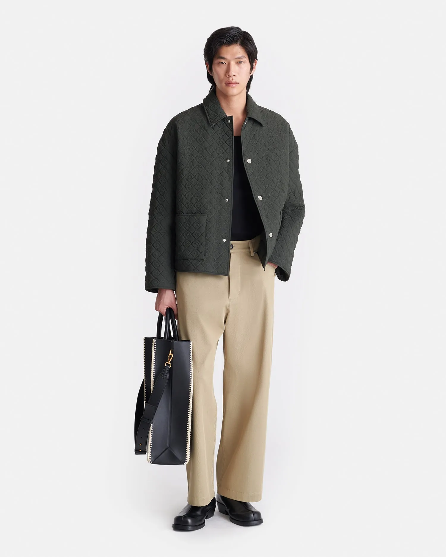 Gibbson - Quilted Nylon Jacket - Dark Green sold by Nanushka product image thumbnail 3