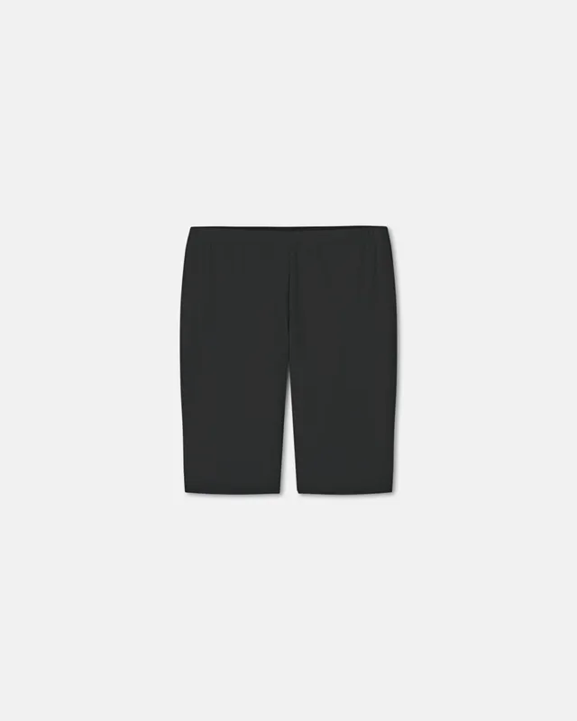 Biker - Stretch Jersey Swim Shorts - Black sold by Nanushka