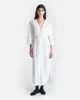 Amneris - Striped Shirt Dress - White sold by Nanushka