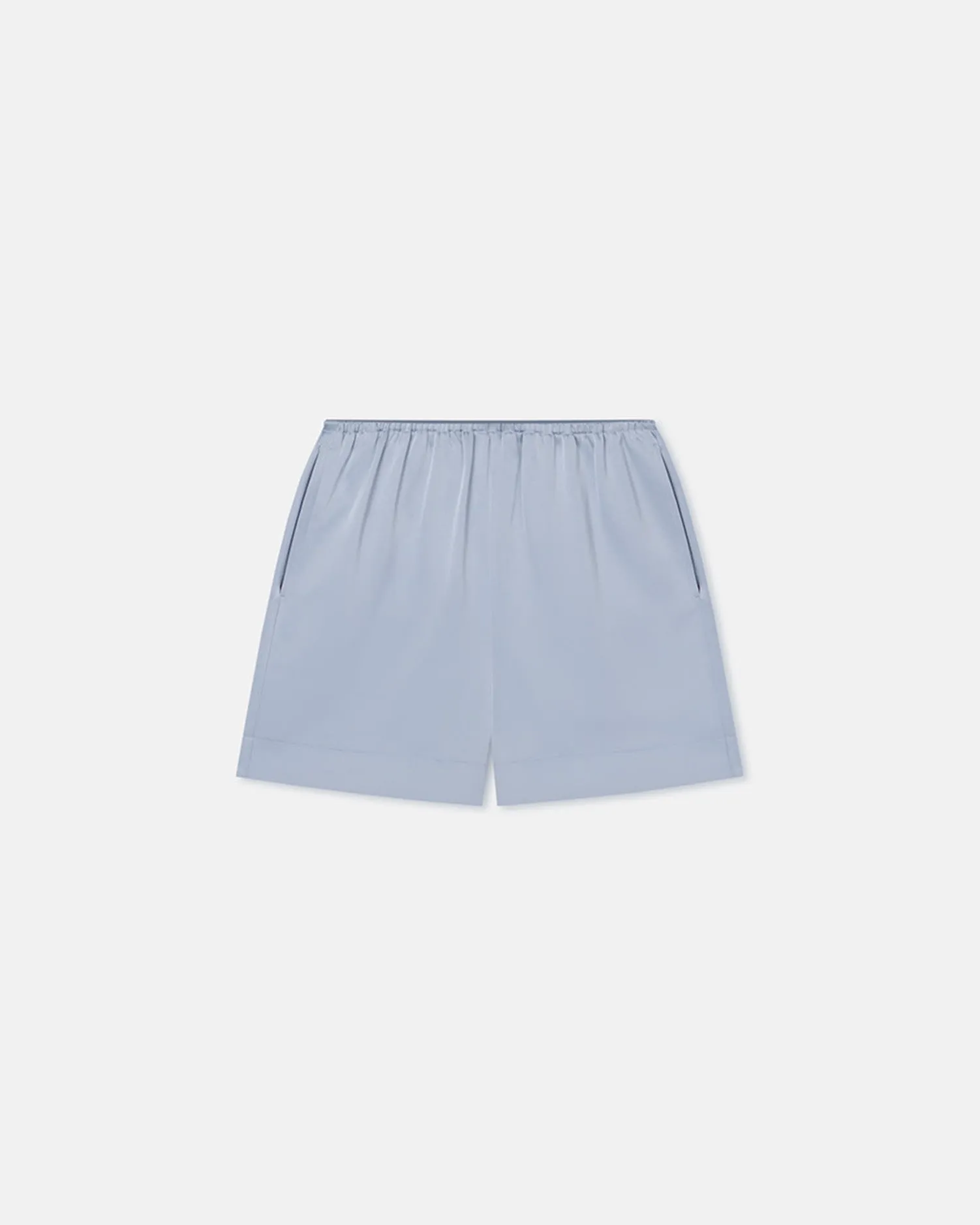 Dylla - Tailored Slip Satin Shorts - Ice Blue sold by Nanushka product image thumbnail 4