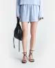 Dylla - Tailored Slip Satin Shorts - Ice Blue sold by Nanushka
