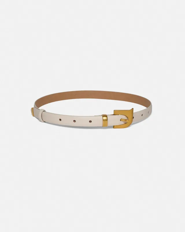 Darbie - N' Monogram Belt - Off White sold by Nanushka